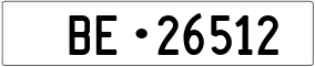 Truck License Plate